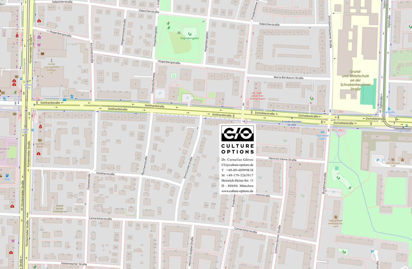 Culture Options : Open Street Map